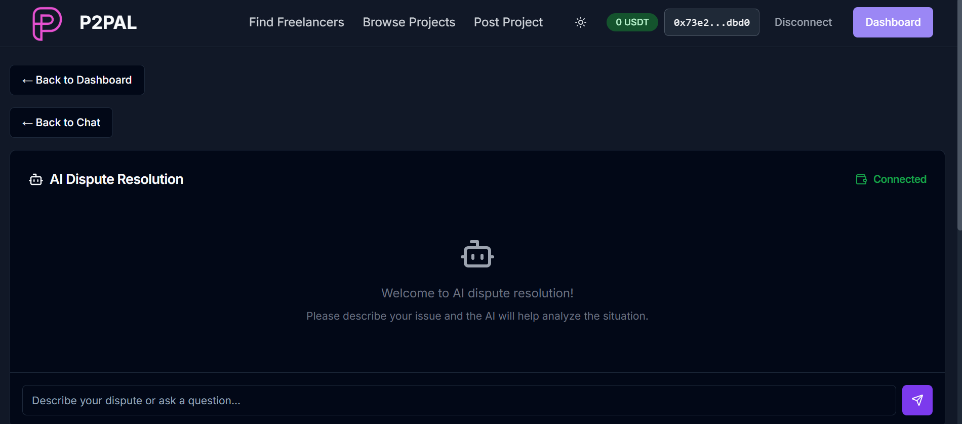 P2PAL AI Dispute Resolver
